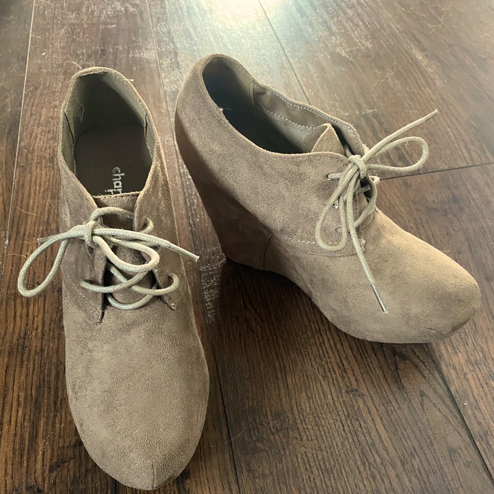 Charolette Russe wedge heeled booties